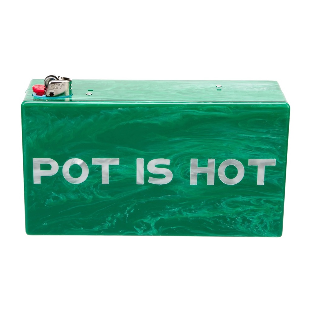 Edie Parker POT IS HOT Clutch